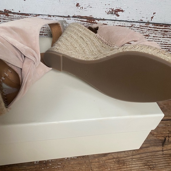 Joie Pink Suede Kaili Wedge - Picture 13 of 15